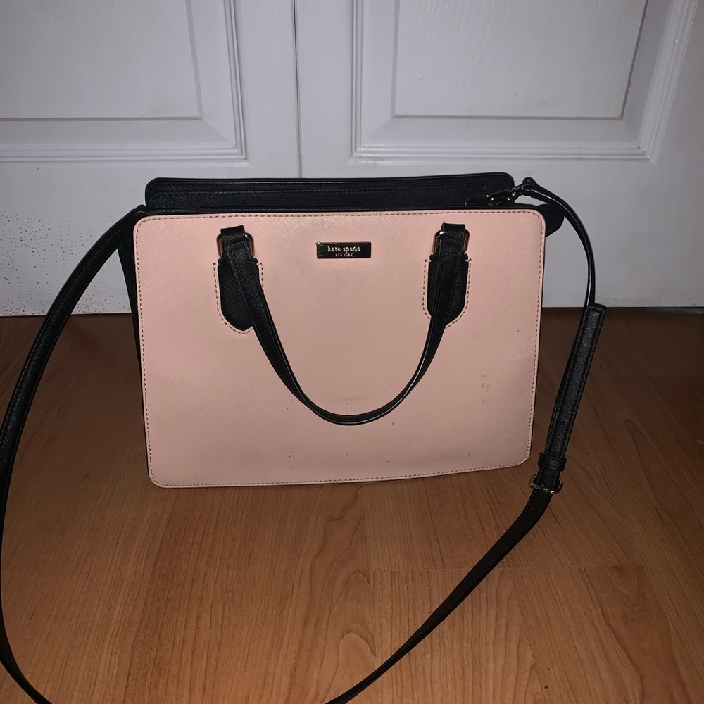 Kate Spade pink and black purse